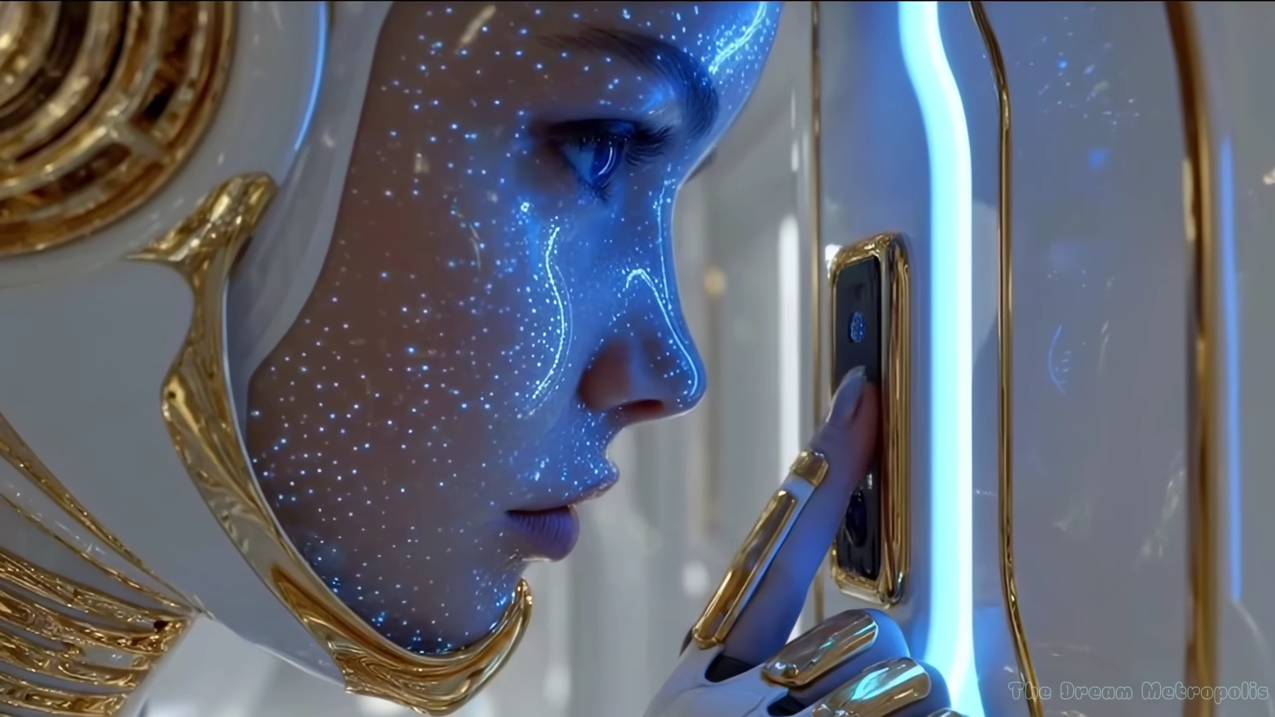Golden Future • 1 Hour Luxury Sci-Fi Ambient | 10 Golden Cyberpunk Future Cities