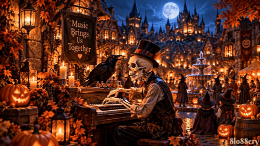 The Halloween Village 🎃 Magical Halloween Fantasy & Spooky Autumn Ambience 🎃 G