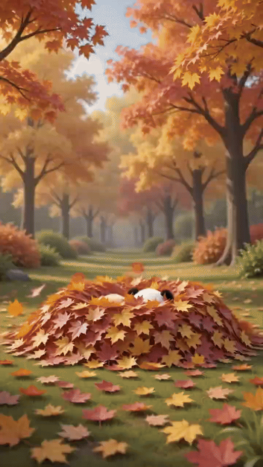 🐼🐶 Baby Panda & Cute Puppy’s Autumn Adventure 🍂 | 3D Cartoon