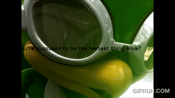 Jet saying "So you're supposed to be the fastest thing alive!" For 10 Minutes